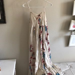 Free people long floral dress!